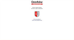 Desktop Screenshot of ozorkow.pl